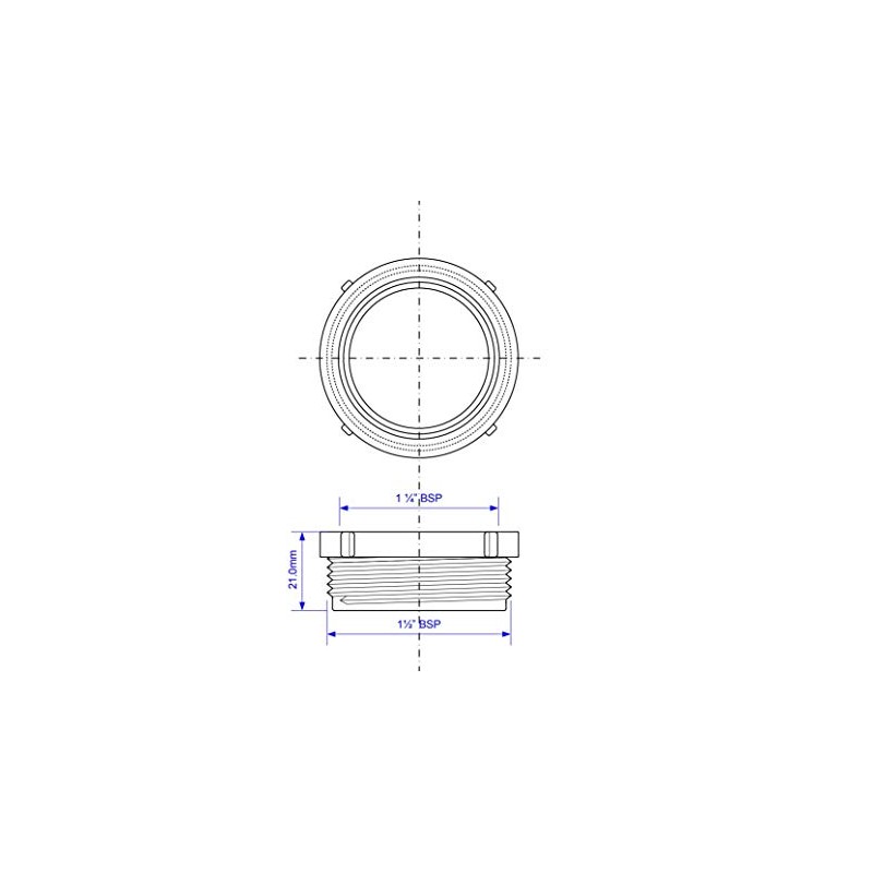 Mcalpine CARD-27 1.5" x 1.25" Trap Inlet Reducer - T16