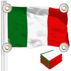G128 3 Pack: Italy Italian Flag 3x5 Ft LiteWeave Pro Series Printed 150D