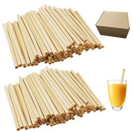 Qerutk Mason Beehive Tubes, 200PCS Reed Pollination Bee Nesting Tubes, Bee House Tubes Refill,0.6-1cm Honeycomb Reed Tube, for Garden Honeybee Habitat Protection - Natural Reed Straws