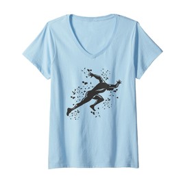 Womens Sprinter Colorsplash Sprinting Kids Sprint V-Neck T-Shirt