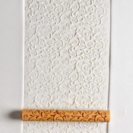 MKM Pottery Tools Wood Twig Rollers for Clay (TW-40 Spiral Vines)