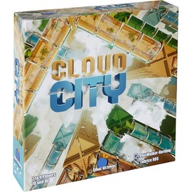 Blue Orange Cloud City Board Game- Family or Adult Strategy Board Game for 2 to 4 Players. Recommended for Ages 10 and Up, Green