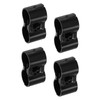 sourcing map 4 Pcs Double Port Parallel Pipe Clamps, 1-1/8"