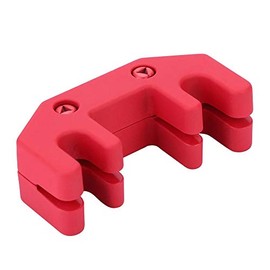 Silenciador De Violín,Combo De Silencio De Goma Para Práctica De Violín, Silenciador De Violín De Silenciamiento De Práctica De Violín De Metal Para 1/2, 3/4, 4/4 De Violín (Rojo)