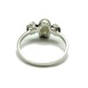 Sterling silver ring solid 925 Skull and roses R001751