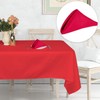 WedDecor Polyester Red Table Napkin for Wedding, Banquet, Party, Home,