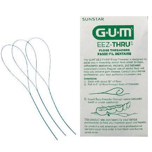 Sunstar GUM Floss Threader #840P Pack of 5