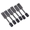 6 Pcs Headless Electric Guitar Bridge Saddle Precise Pitch Adjustment