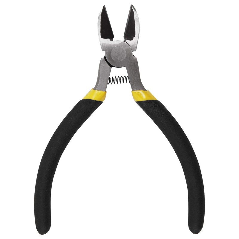 MC POWER - Mini-Seitenschneider | Top-Grip | 125 mm, federöffnend,