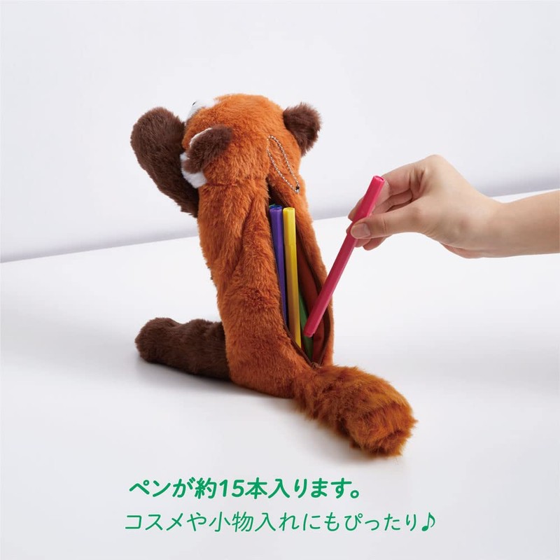 Kingjim Pen Pouch Pen Case Posey Pen Pouch PZ2024 Red