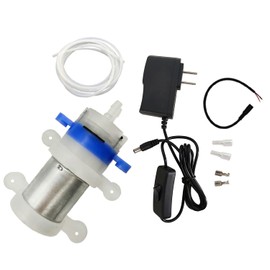 BRINGSMART - Mini bomba de agua de grado alimenticio de 12 V con manguera de 11 GPH, bomba autocebante, bomba de diafragma de transferencia fresca, dispensador de bajo ruido, tanque de pescado de