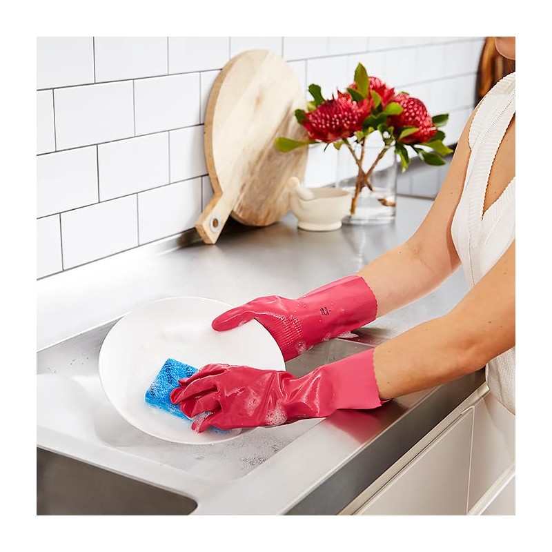 Vileda Ansell Smooth Silverlined Gloves Medium