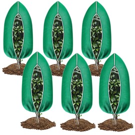 Plant Covers,Plant Frost Protection,Plant Covers for Winter,Plant Protection Fleece,Plant Frost Protection Covers with Zipper and Drawstring Resistant