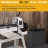 P Polerden Drum Sander Conveyor Belt 120 Grit 16-1/4" x