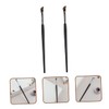 Baluue 3sets Wild Eyebrow Brush Angled Eyeliner Brush Set for