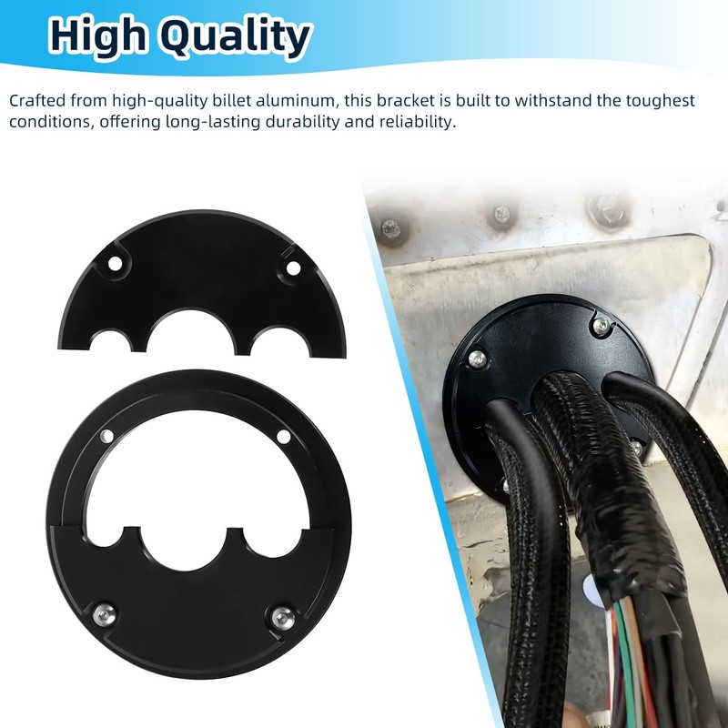 for Holley Terminator X Fire Wall Pass Through Harness Split