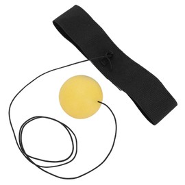 Pelota de Boxeo para Reflejos,ANGGREK Pelota de Boxeo Pelota de Boxeo para Reflejos Pelota de Boxeo con Diadema para Velocidad de Perforación Entrenamiento de Coordinación Mano-ojo(11*7*5-Amarillo)