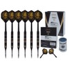 CUESOUL JAZZ-METAL 21g Steel Tip Black Coated Brass Dart Set