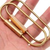 QWEQWE Lock Keychain Lock Durable Brass Screw Lock Clip Key