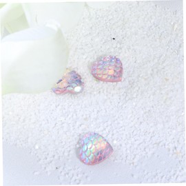 STOBOK 150pcs Ab Round Resin Rhinestone Beads for Jewelry Making Light -Shaped Accessories