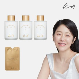 Koi (현대홈쇼핑)코이 볼륨베이스 토너 3개 + 크림 샤섀 2ml 1개 (Hyundai Home Shopping) Koi Volume Base Toner 3 pcs + Cream Chasseur 2ml 1 pc