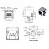 Ganasome 10 Pcs Shielded RJ45 8P8C 90 Degree Angle Network