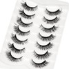 Vivis False Eyelashes 7 Pairs Lashes 3D Faux Mink Long