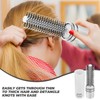 TINEASUR Telescopic Anti-Static Hair Brush Roll Comb Blow Drying Styling