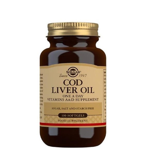 Solgar Cod Liver Oil - 100 Softgels