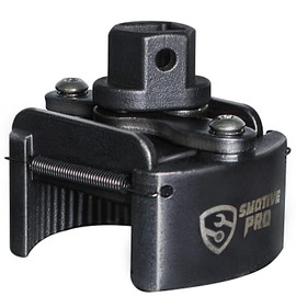SMOTIVEPRO Oil Filter Wrench Universal Adjustable for 60-80 mm, Quick Removal and Installation of Car Oil Filters, Oil Filter Tool with Special Design with Non-Slip Serrated Jaws
