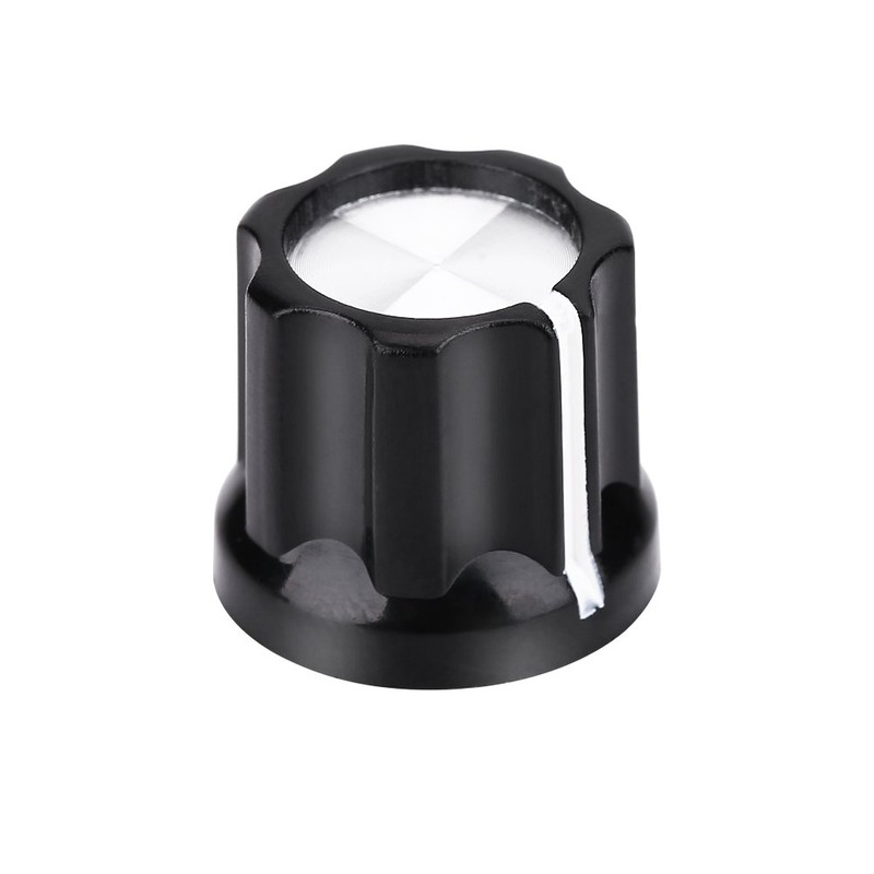 10Pcs Volume Control Knob D Shaped Shaft Hole Tone Speed