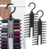 2PCS Closet Necktie Rack Tie Storage Display Hanger with 360