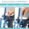 Vive Wheelchair Brake Extenders - Durable Brake Handle Extensions for