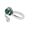 Malachite Stone Toe Ring 925 Sterling Silver Ring Feet Body