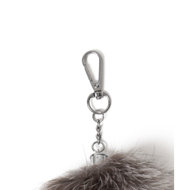Wigo Big Fur Shippo Key Holder, Women's, pattern 1