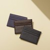 YEHMAN Leather Card Holder 7 Compartments Minimalist for Women Men