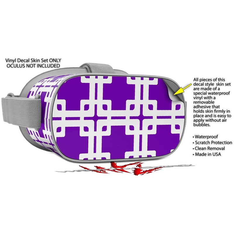 Decal Style Skin Wrap Compatible with Oculus Go Headset -