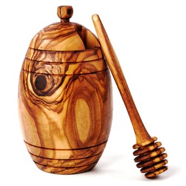 Honey Pot with Honey Spoon, 12cm