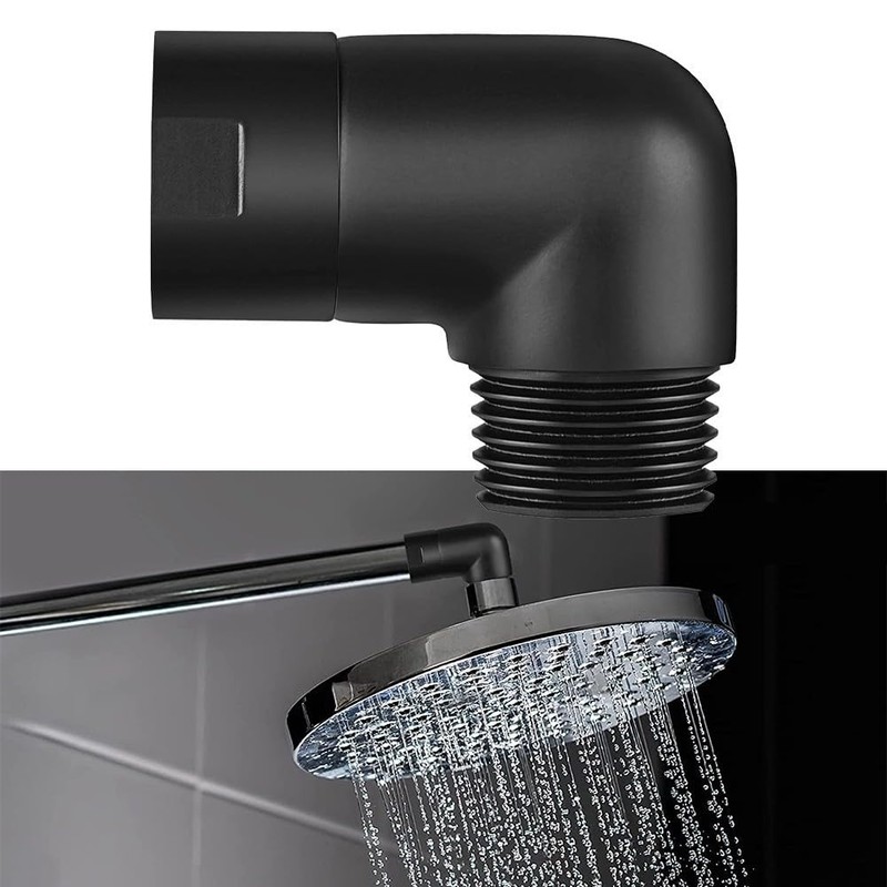 Solid Brass Shower Head Elbow Adapter 90 Degree Shower Arm