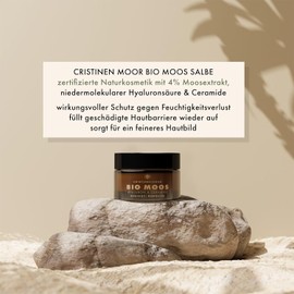 Cristinen Moor Set Moss Ointment 50 ml + Moss Hyaluronic Concentrate 30 ml I Anti-Wrinkle Care Set for Daily Care Routine I Natural Cosmetics