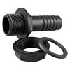 Water butt/rain barrel/water storage tank barbed hosetail for overflow/outlet,1/2"-2" options