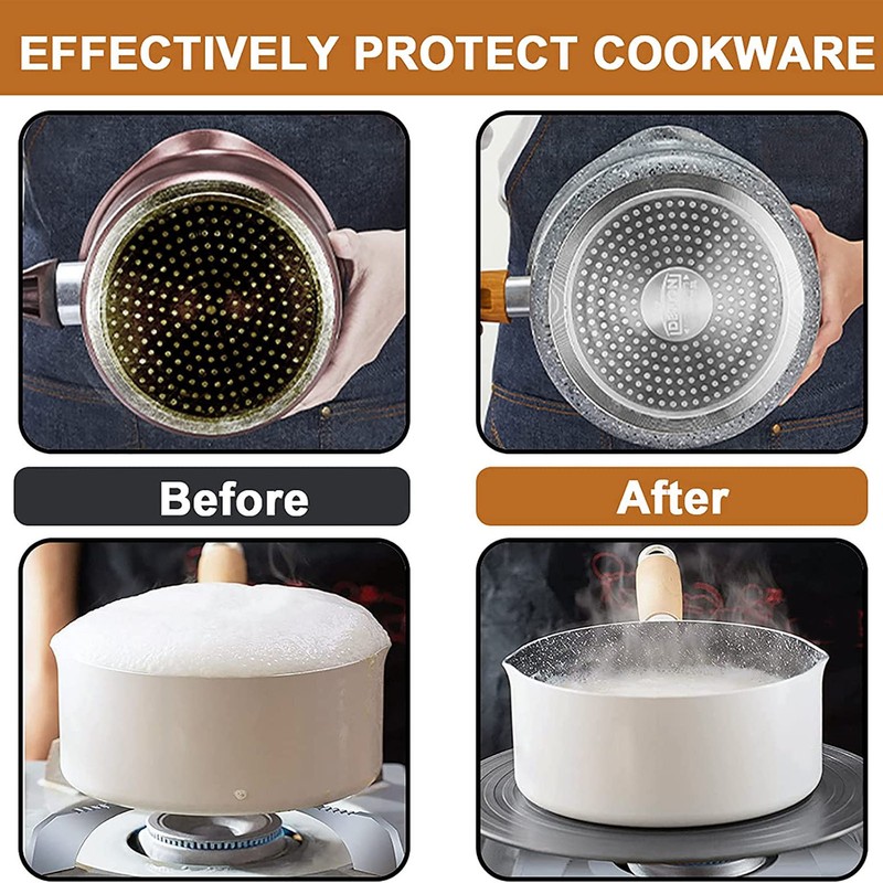 Cooking Heat Conduction Plate with Handle 6mm Aluminum Alloy Heat