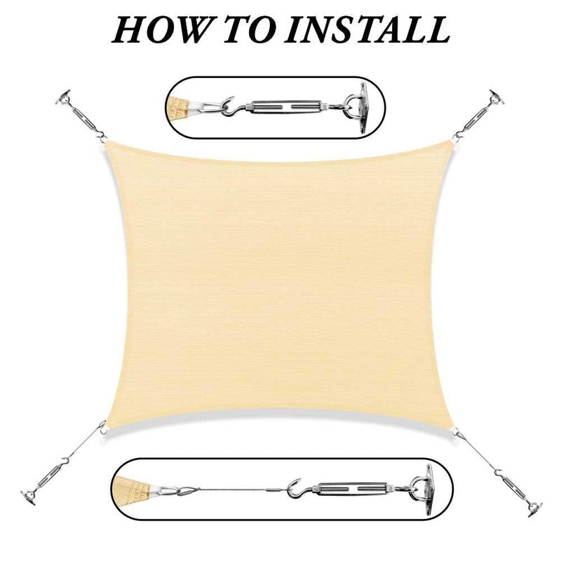 Amgo Custom Size Order to Make Sun Shade Sail &