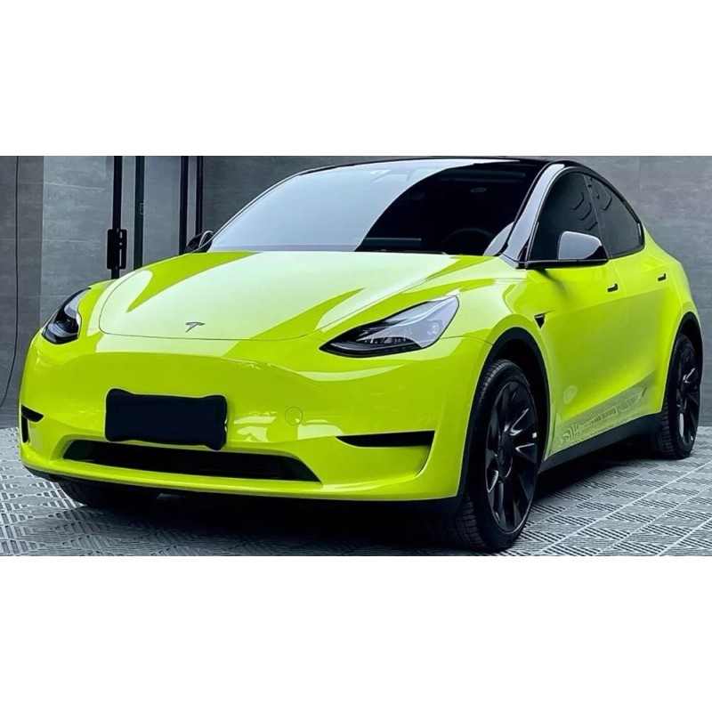 AUTOGOODY 240" x 60" Gloss Neon Green Vinyl Film Wrap