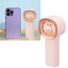 Hand Fan 3 Gear Adjustable USB Charging Cute Mini Handheld
