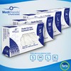 MediHands Vinyl Clear Gloves Large Disposable Surgical Gloves, Box of