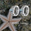 JERWLI Berg Celtic Knot Tree of Life Starfish Hoop Earrings