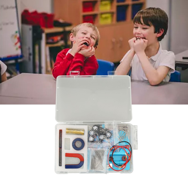 Science Magnet Set Physics Experiments Toys Kit Educational Interactive Electromagnet