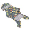 Dog Raincoat Hooded Reflective Windproof Breathable Lightweight Pet Rain Jacket