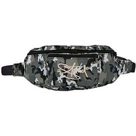 Original 2Stoned Hip Bag Bum Bag Retro with Embroidery Logo for Women, Men and Children, Ice Camo/Lettering, Neck pouch